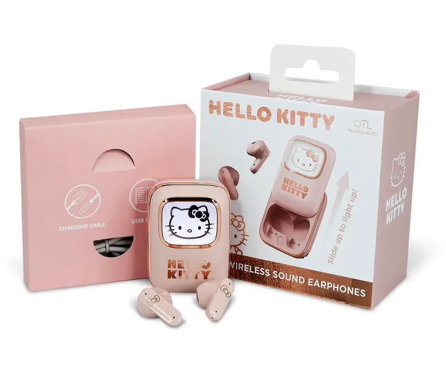 HELLO KITTY Slide Case Light Up Earpods - Audio TWS - TOYBOX Toy Shop