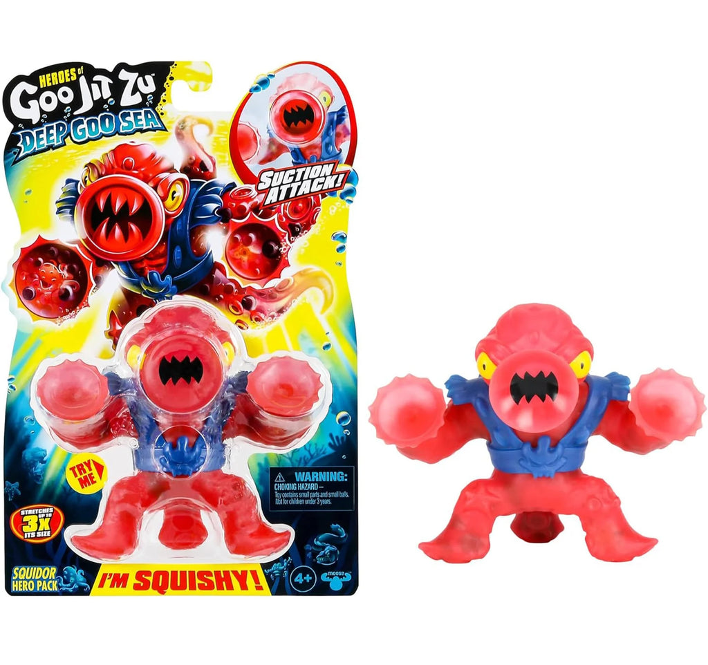 Heroes of Goo Jit Zu Hero Pack Deep Goo Sea - Squidor - TOYBOX Toy Shop