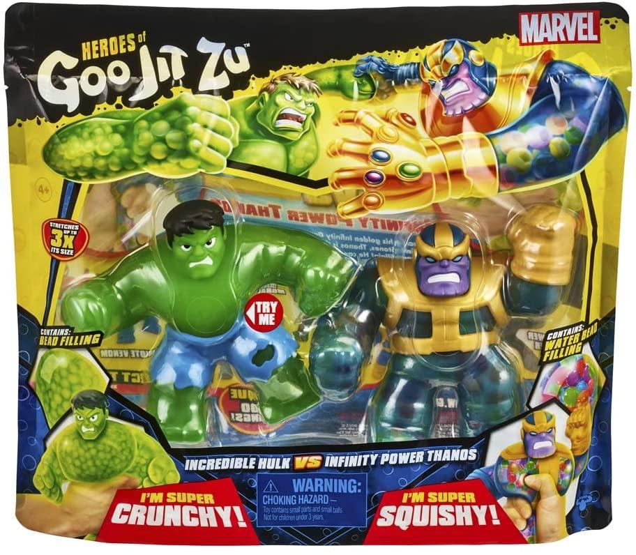 Heroes Of Goo Jit Zu Marvel Versus Pack Thanos Vs Hulk - TOYBOX Toy Shop