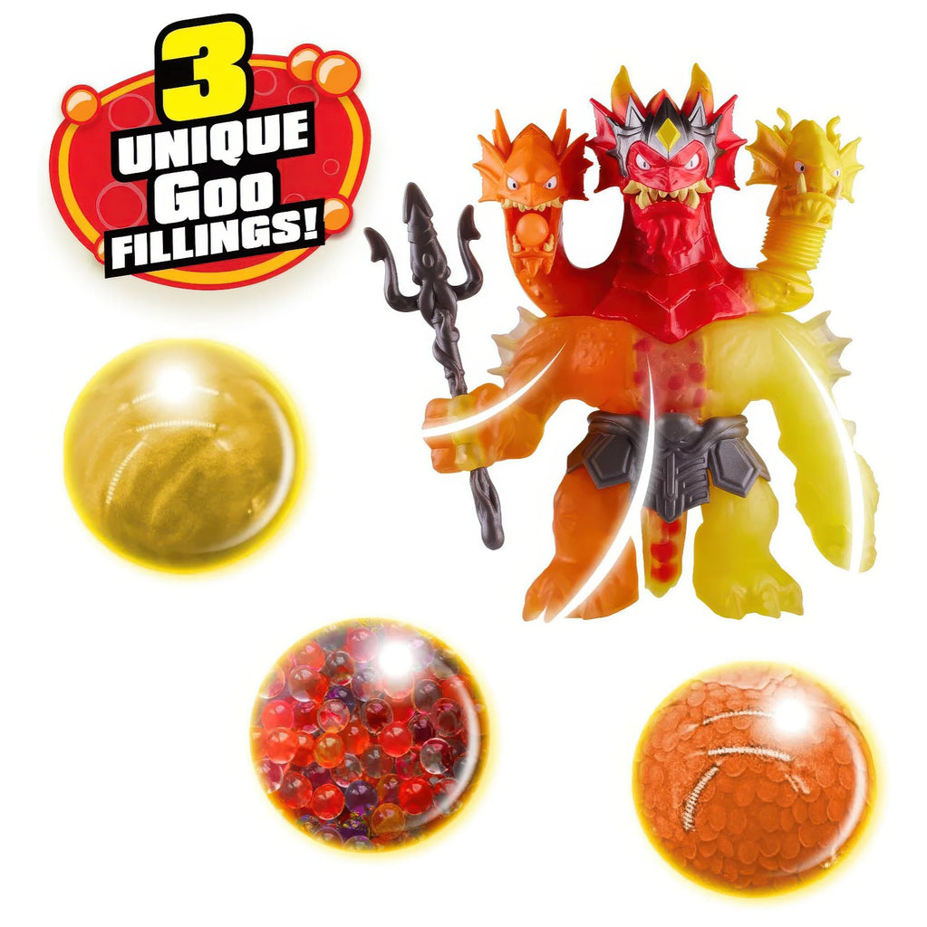 Heroes of Goo Jit Zu Stretch Strikers – Lava Fury King Hydra - TOYBOX Toy Shop