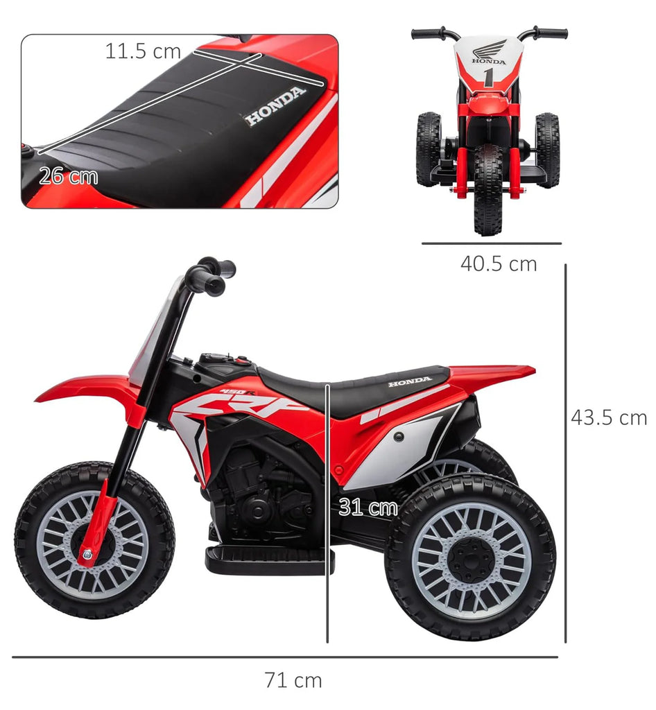 Honda Moto Trimoto Trike Electric 6v Battery-Powered Motorcycle Ride-on - TOYBOX Toy Shop