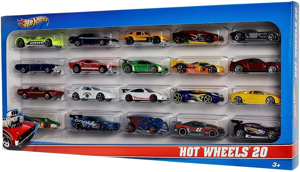 Hot Wheels 20 Diecast Mini Toy Cars Pack - TOYBOX Toy Shop