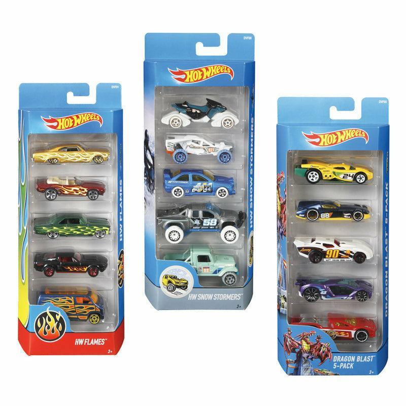 Hot Wheels Cars 5 Pack - Assorted - TOYBOX Toy Shop