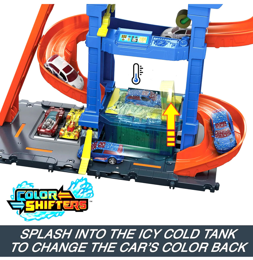 Hot Wheels City Tunnel Twist Car Wash Play Set - TOYBOX Toy Shop