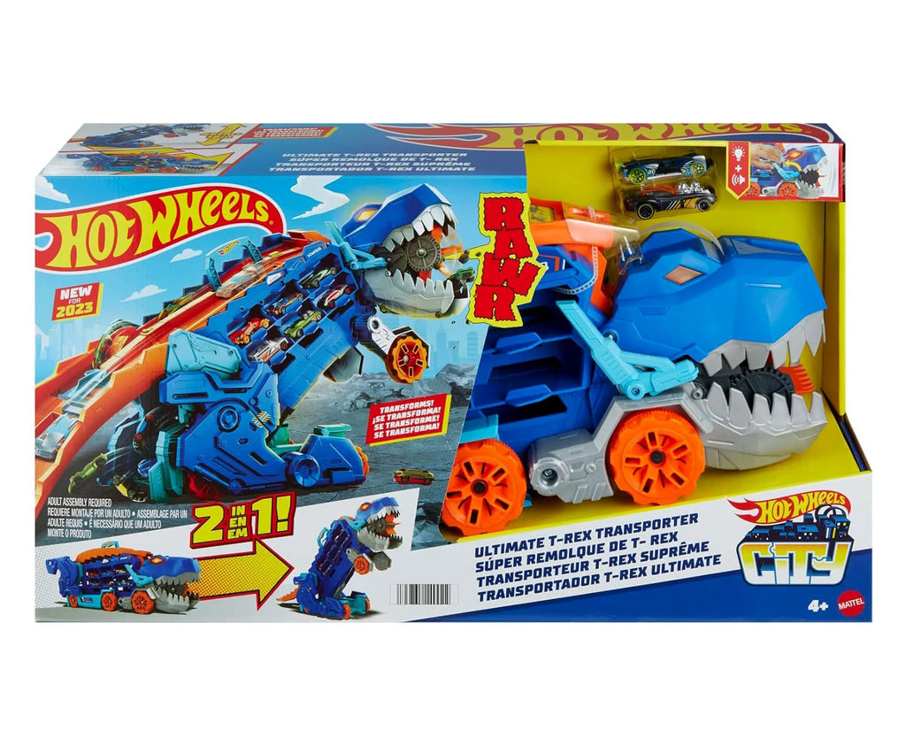 Hot Wheels City Ultimate T-Rex Transporter - TOYBOX Toy Shop