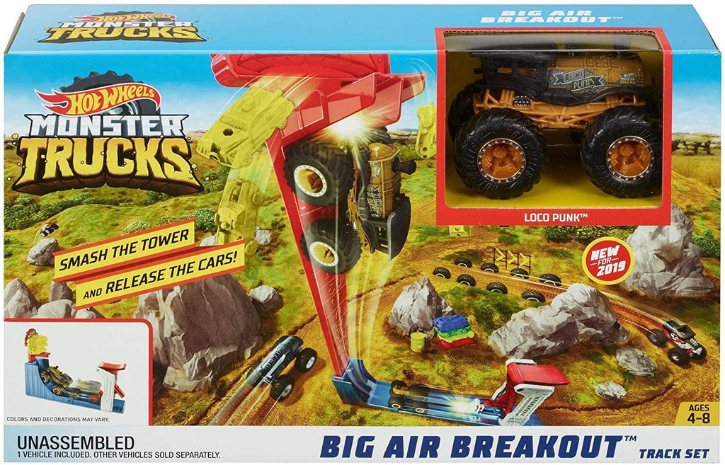 Hot Wheels Monster Trucks Big Air Breakout - TOYBOX Toy Shop