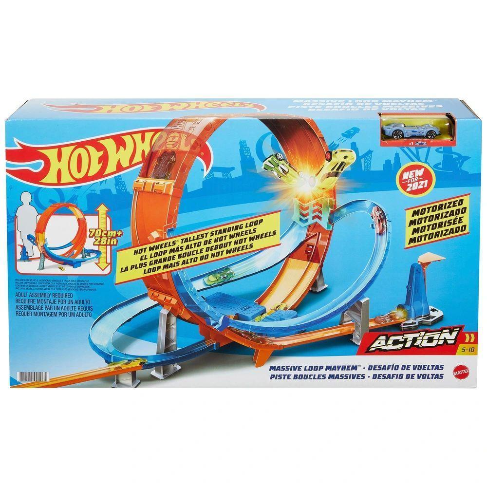 Hot Wheels Massive Loop Mayhem Track Playset - TOYBOX Toy Shop