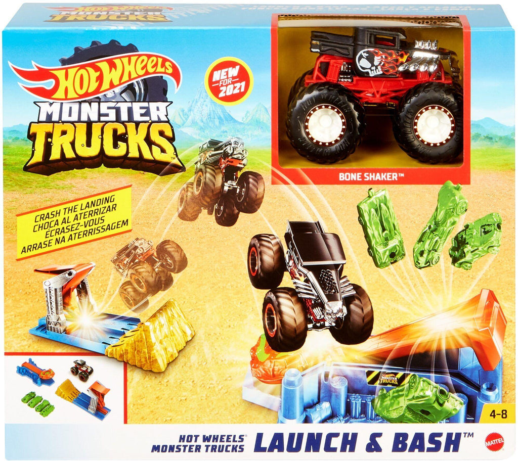Hot Wheels Monster Launch & Bash Playset - TOYBOX Toy Shop
