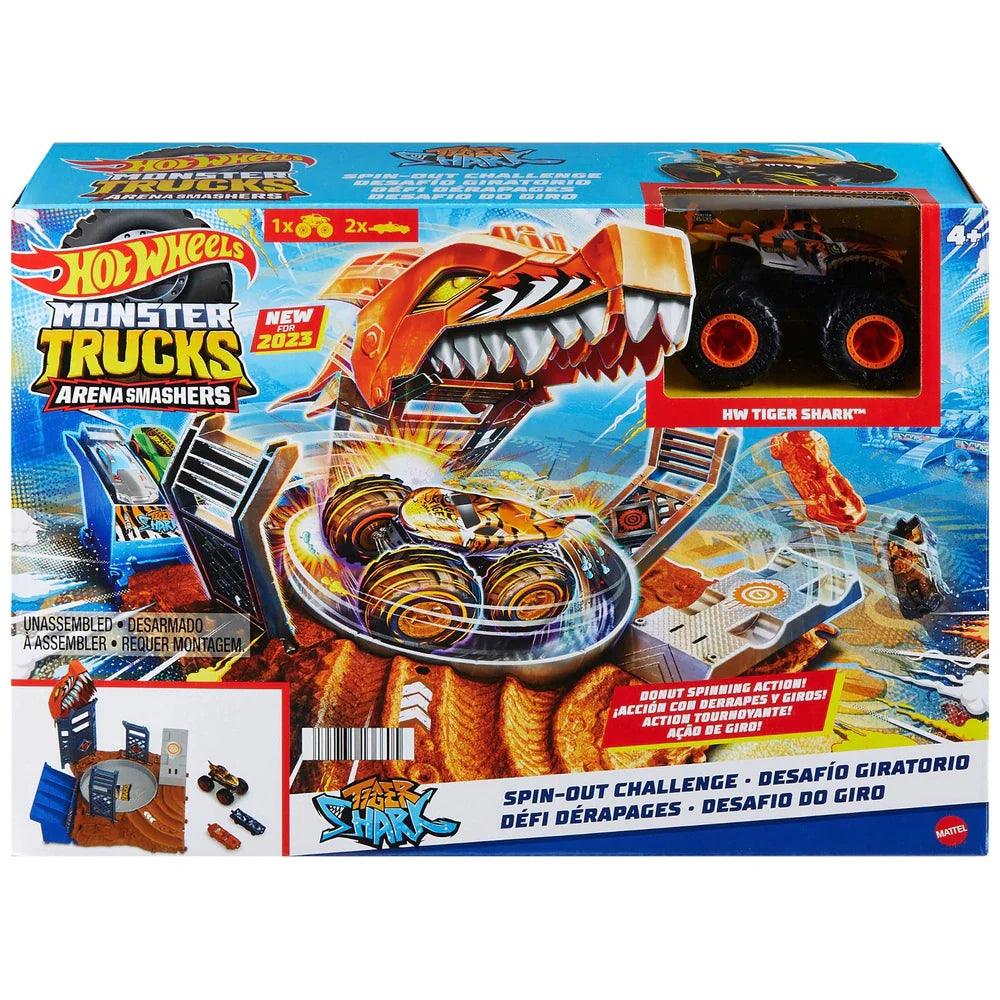 Hot Wheels Monster Trucks Arena Smashers Tiger Shark Playset - TOYBOX Toy Shop