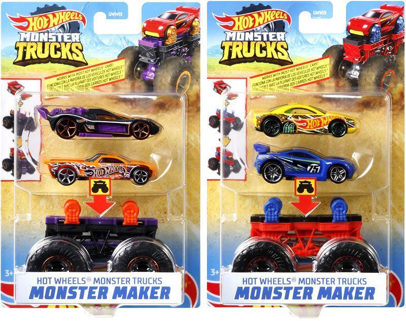 Hot Wheels Monster Trucks Maker - Assorted - TOYBOX Toy Shop
