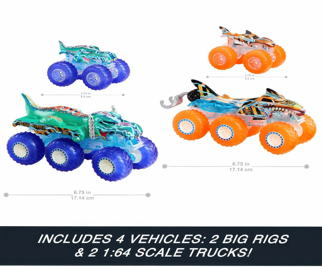 Hot Wheels Monster Trucks Power Smashers Truck & Big Rig Multipack - TOYBOX Toy Shop