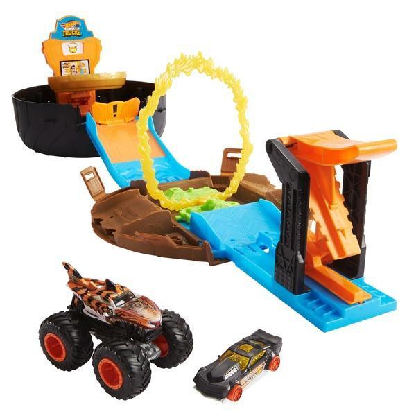 Hot Wheels Monster Trucks Stunt Tyre Playset - TOYBOX Toy Shop