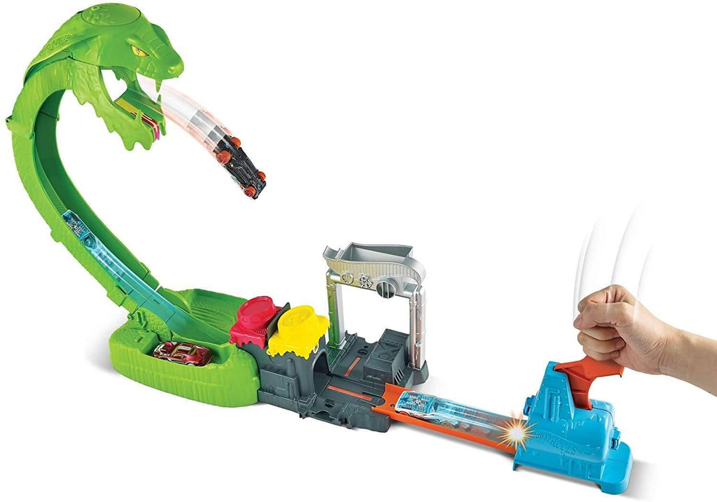 Hot Wheels Toxic Snake Strike Challenge Playset - TOYBOX Toy Shop