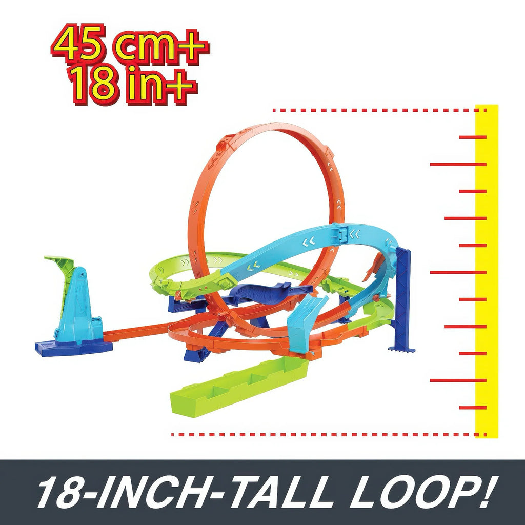 Hot Wheels Loop Cyclone Challenge Car Track Set - TOYBOX Toy Shop