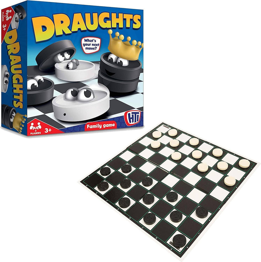 HTI Traditional Games Draughts Board Game - TOYBOX Toy Shop