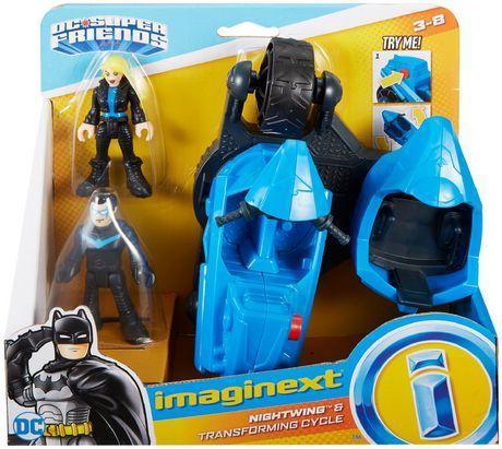 Imaginext DC Super Friends Nightwing & Transforming Cycle - TOYBOX Toy Shop