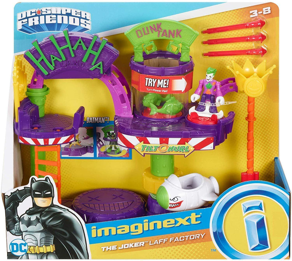 Imaginext DC Super Friends The Joker Laff Factory Playset - TOYBOX Toy Shop