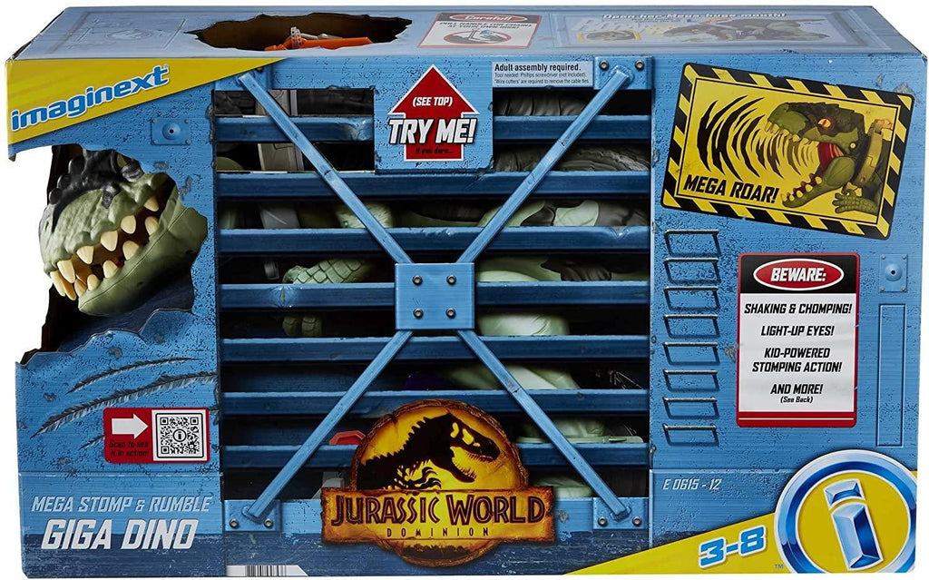 JURASSIC WORLD Dominion: Mega Stomp & Rumble Giga Dinosaur - TOYBOX Toy Shop