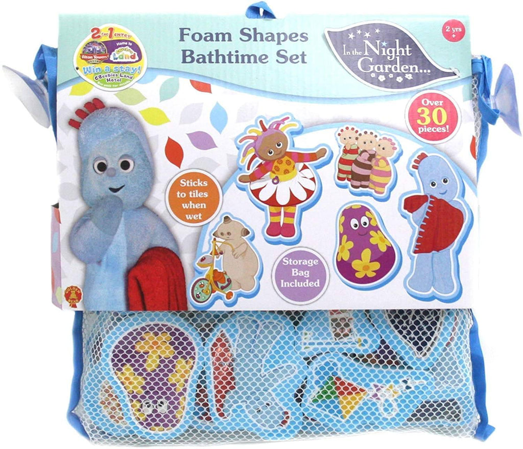 IN THE NIGHT GARDEN 30 Foam Pieces Bath Set - TOYBOX Toy Shop