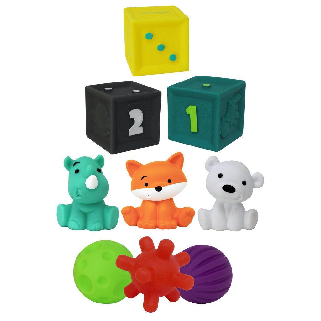Infantino 9 Piece Tub O' Toys - TOYBOX Toy Shop