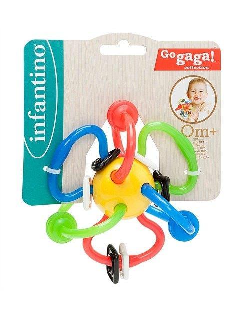 Infantino Go Gaga Rattle & Teether Bendy Tubes - TOYBOX Toy Shop