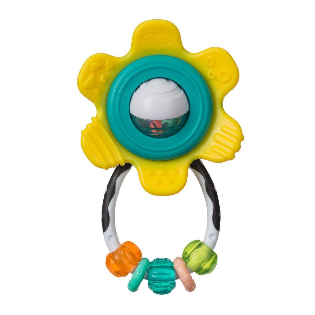 Infantino Spin & Teethe Gummy Flower Rattle - TOYBOX Toy Shop