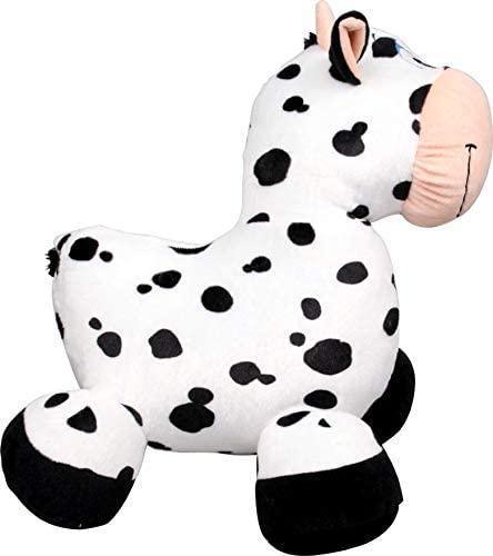 Inflate-A-Mals Inflatable 20" Ride-On Cow Black/White - TOYBOX Toy Shop