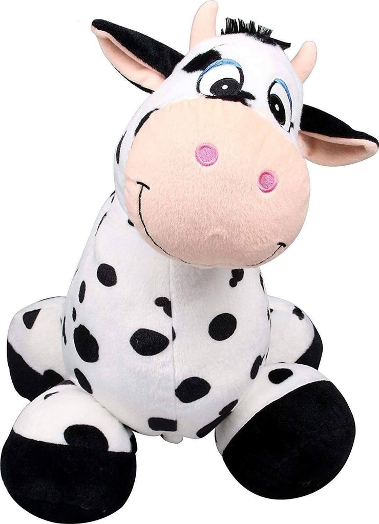 Inflate-A-Mals Inflatable 20" Ride-On Cow Black/White - TOYBOX Toy Shop