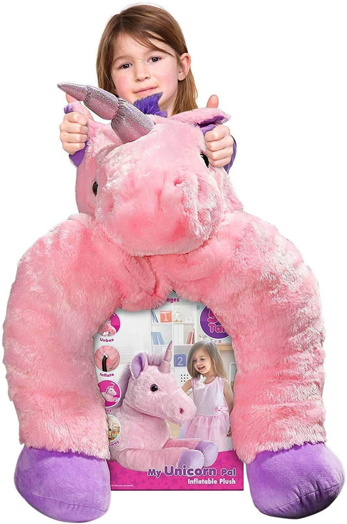 Inflate-A-Mals Inflatable Plush 5ft Unicorn - TOYBOX Toy Shop