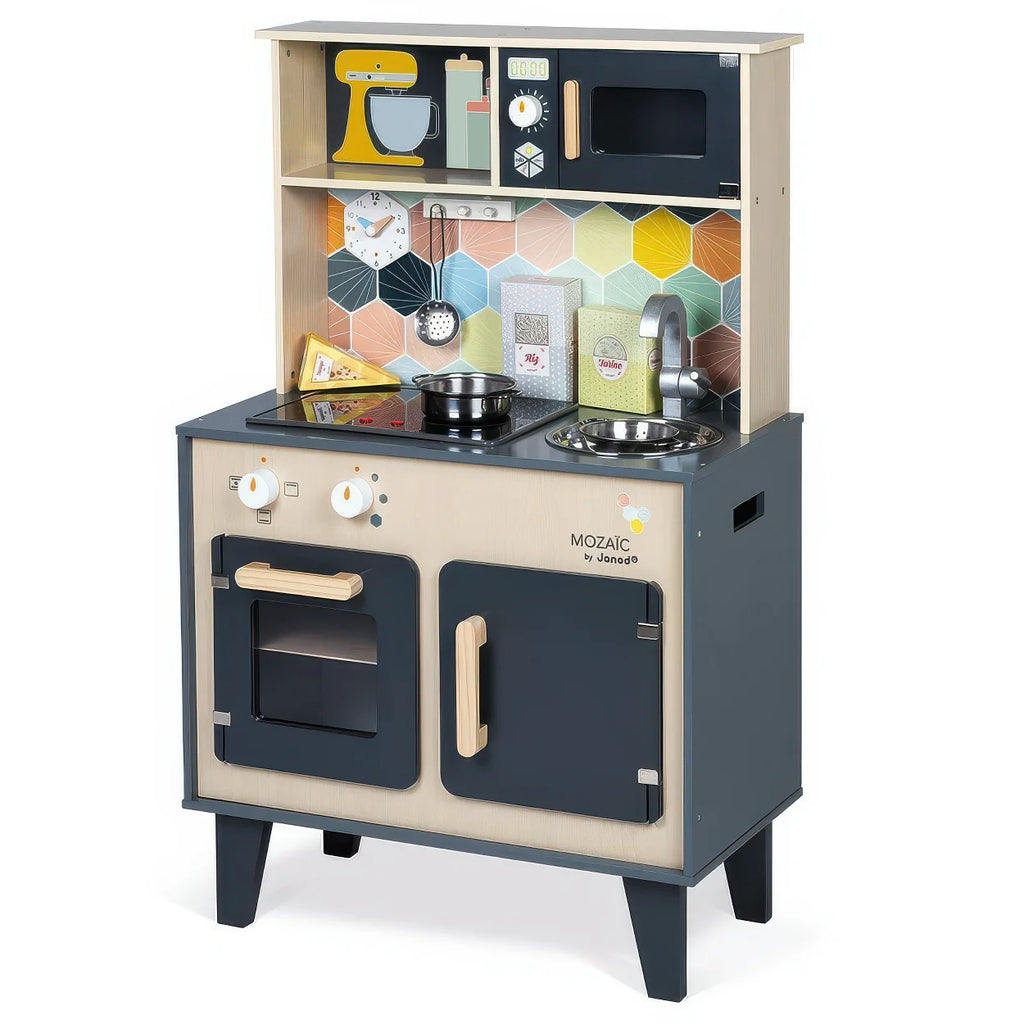 Janod Mozaic Big Cooker Play Kitchen - TOYBOX Toy Shop