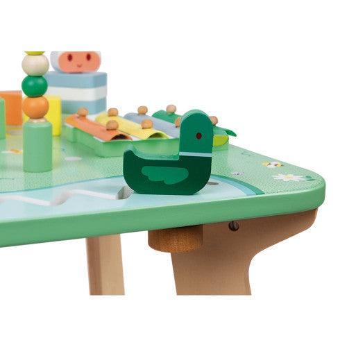 Janod Pretty Meadow Wooden Activity Table - TOYBOX Toy Shop