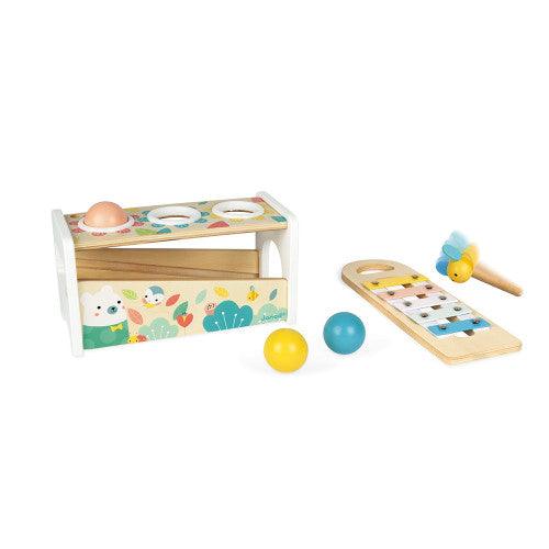 Janod Pure Tap Tap Wooden Xylophone - TOYBOX Toy Shop