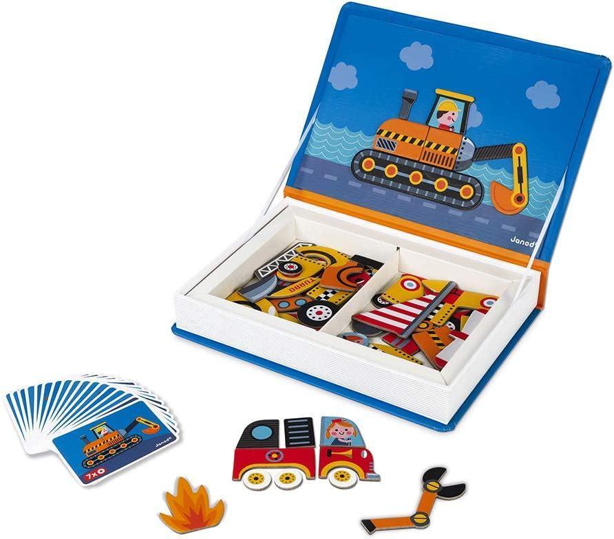 Janod Racers Magneti' Book - TOYBOX Toy Shop