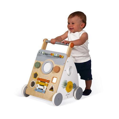 Janod Sweet Cocoon Wooden Multi-Activity Baby Walker - TOYBOX Toy Shop