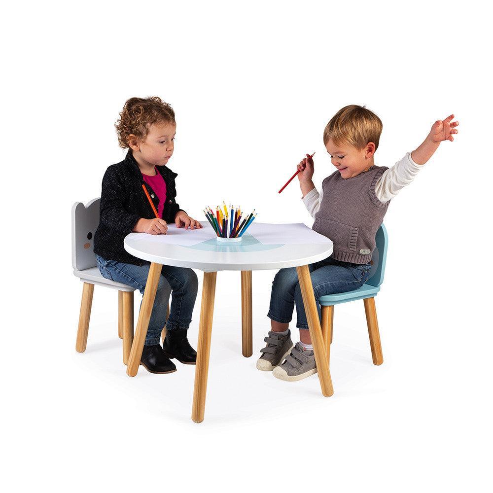 Janod Table And 2 Chairs - Polar - TOYBOX Toy Shop