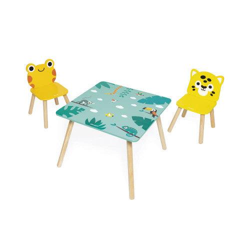 Janod Tropik Tropical Wooden Furniture Set - TOYBOX Toy Shop