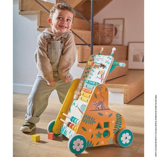 Janod Tropik Wooden Multi-Activity Walker - TOYBOX Toy Shop