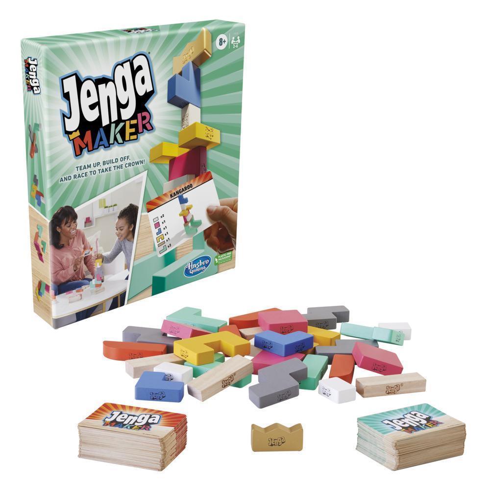 Jenga Maker Genuine Hardwood Blocks Stacking Tower Game - TOYBOX Toy Shop