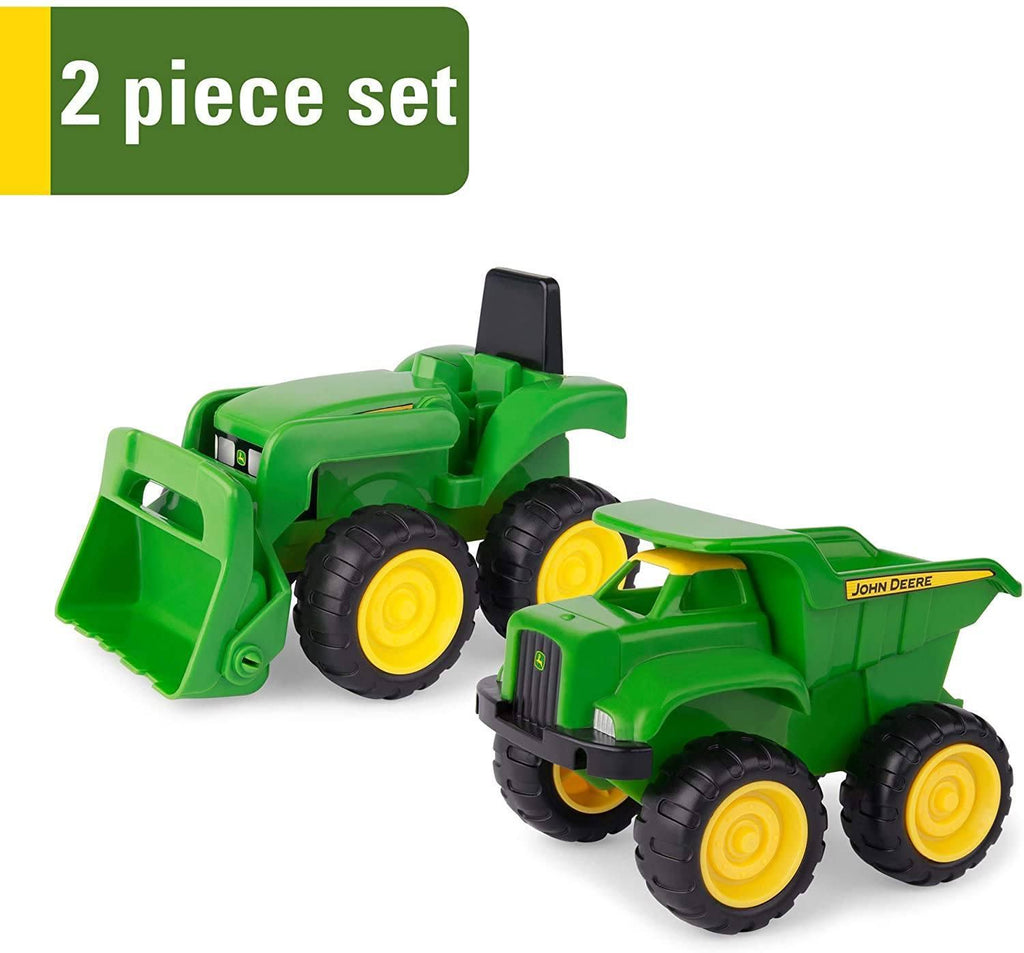 John Deere Mini Sandbox Diggers and Dumpers Toys Truck Set - TOYBOX Toy Shop