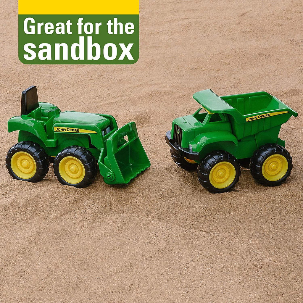 John Deere Mini Sandbox Diggers and Dumpers Toys Truck Set - TOYBOX Toy Shop