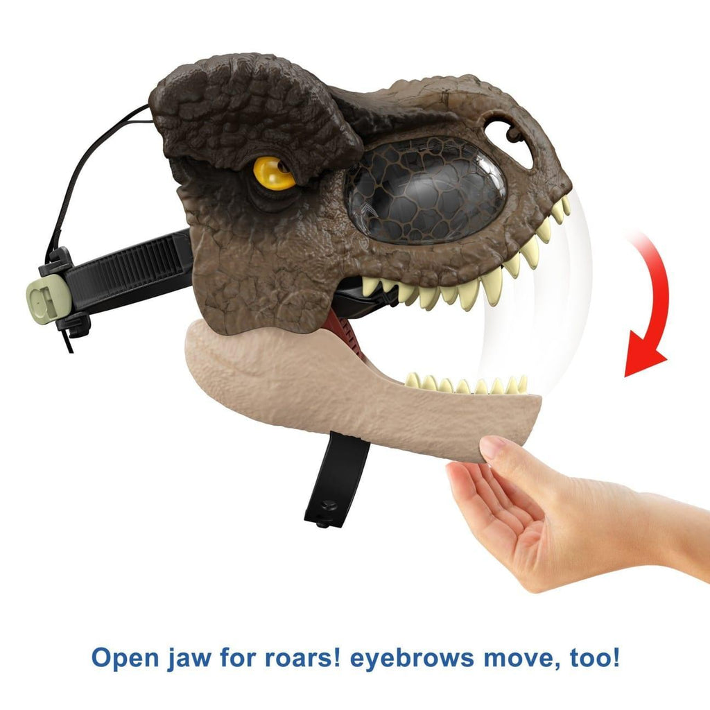 Jurassic World Tyrannosaurus Rex Chomp 'N Roar Mask - TOYBOX Toy Shop