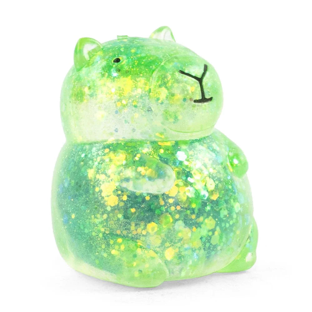 Keycraft Glitter Capybara Sensory Toy - Assorted - TOYBOX Toy Shop