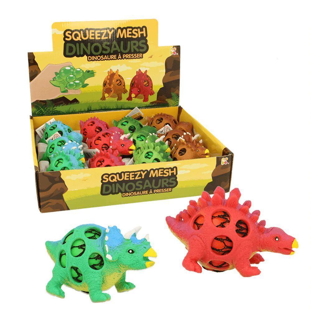 Keycraft Squeezy Anti Stress Mesh Dinosaurs - Assortment - TOYBOX Toy Shop