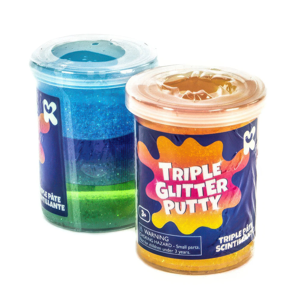 Keycraft Triple Glitter Colour Putty - TOYBOX Toy Shop