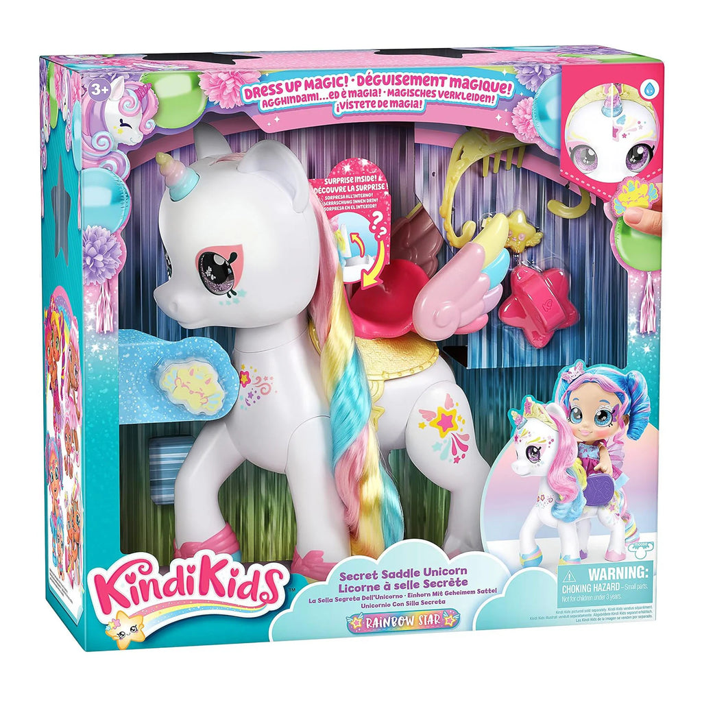 Kindi Kids Secret Saddle Unicorn - TOYBOX Toy Shop