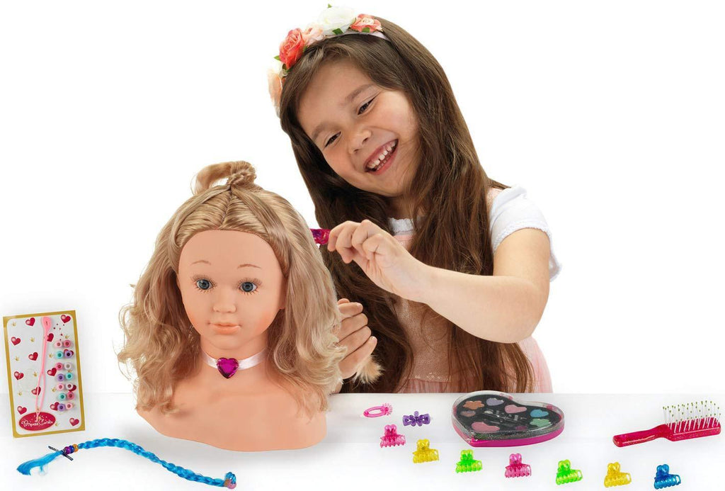 Klein 5236 Princess Coralie Make-up and Hairstyling Head "Little Sophia", medium - TOYBOX Toy Shop