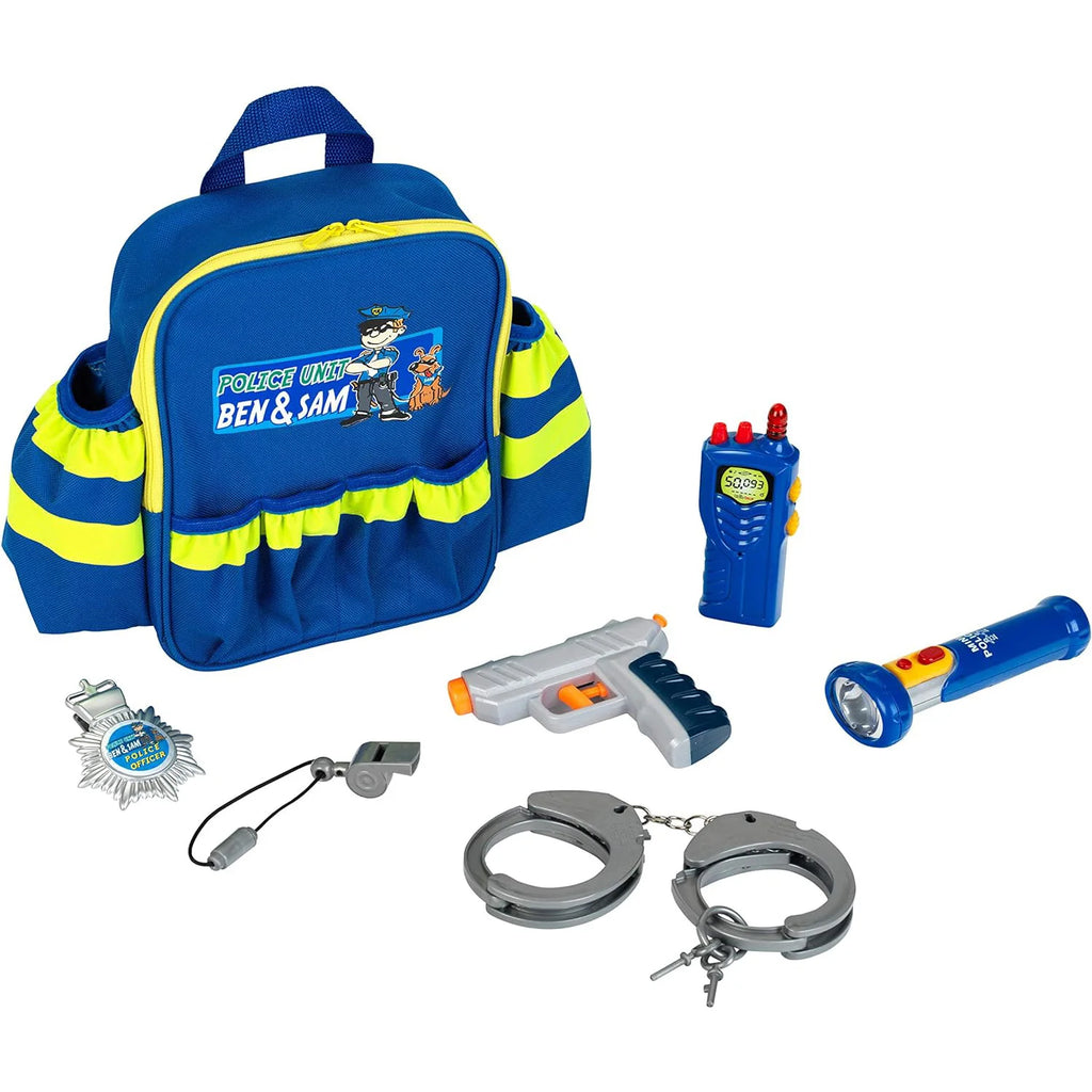 Klein 8802 Police Unit Ben & Sam Backpack - TOYBOX Toy Shop