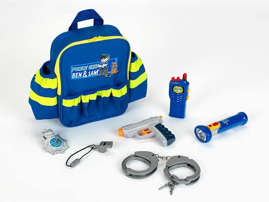 Klein 8802 Police Unit Ben & Sam Backpack - TOYBOX Toy Shop