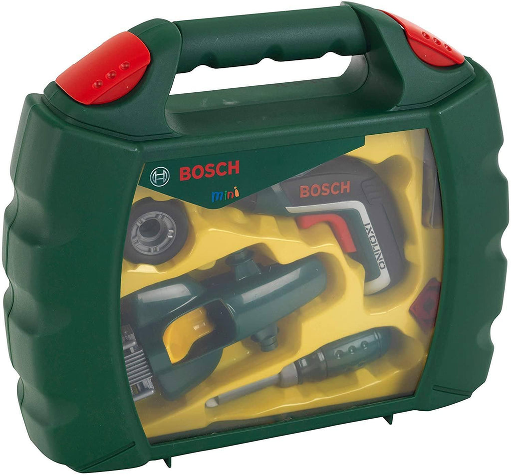 Klein  Bosch Grand Prix Tool Box Set with Ixolino Cordless Screwdriver - TOYBOX Toy Shop