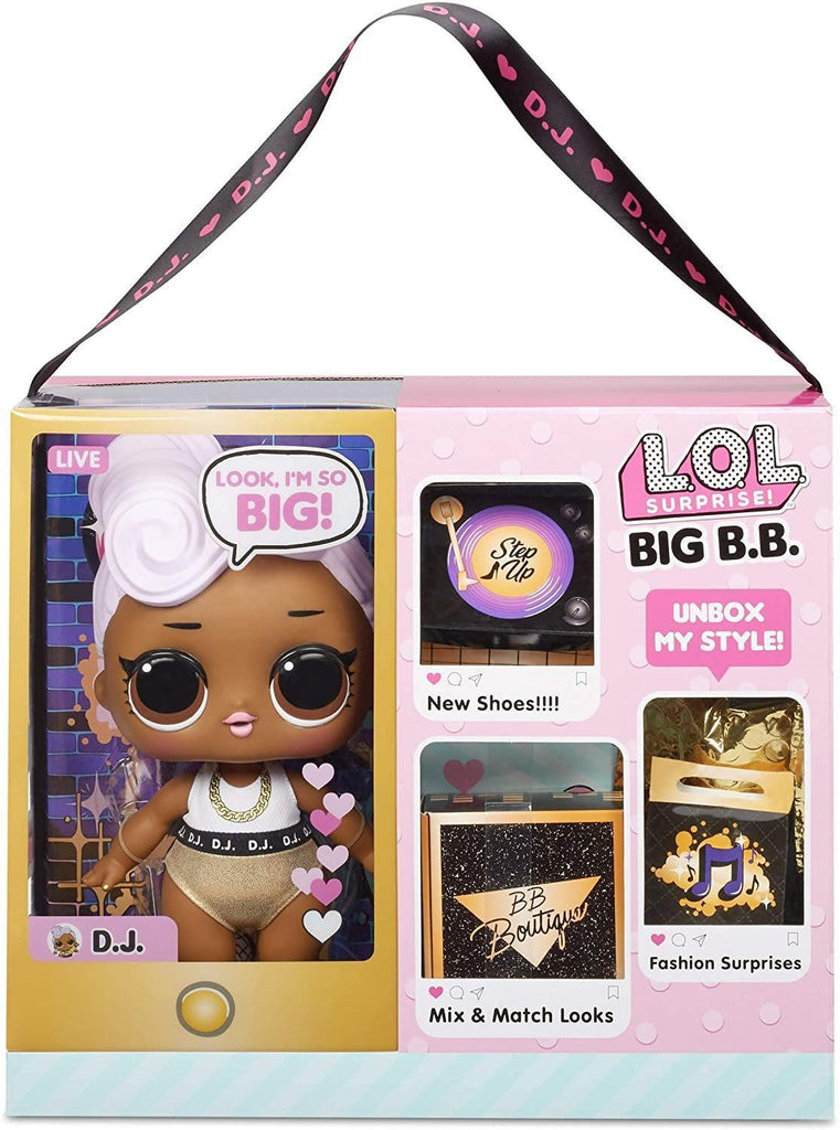 L.O.L Surprise Big B.B. (Big Baby) D.J. 28cm Large Doll - TOYBOX Toy Shop